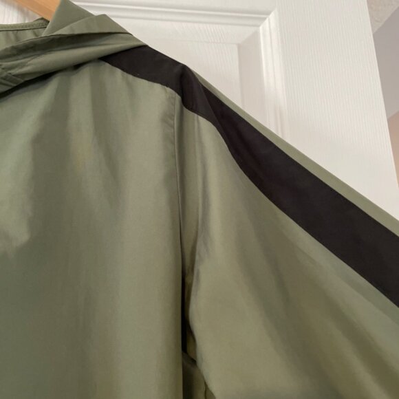 Forever 21 hooded windbreaker jacket olive green size small - Picture 4 of 12